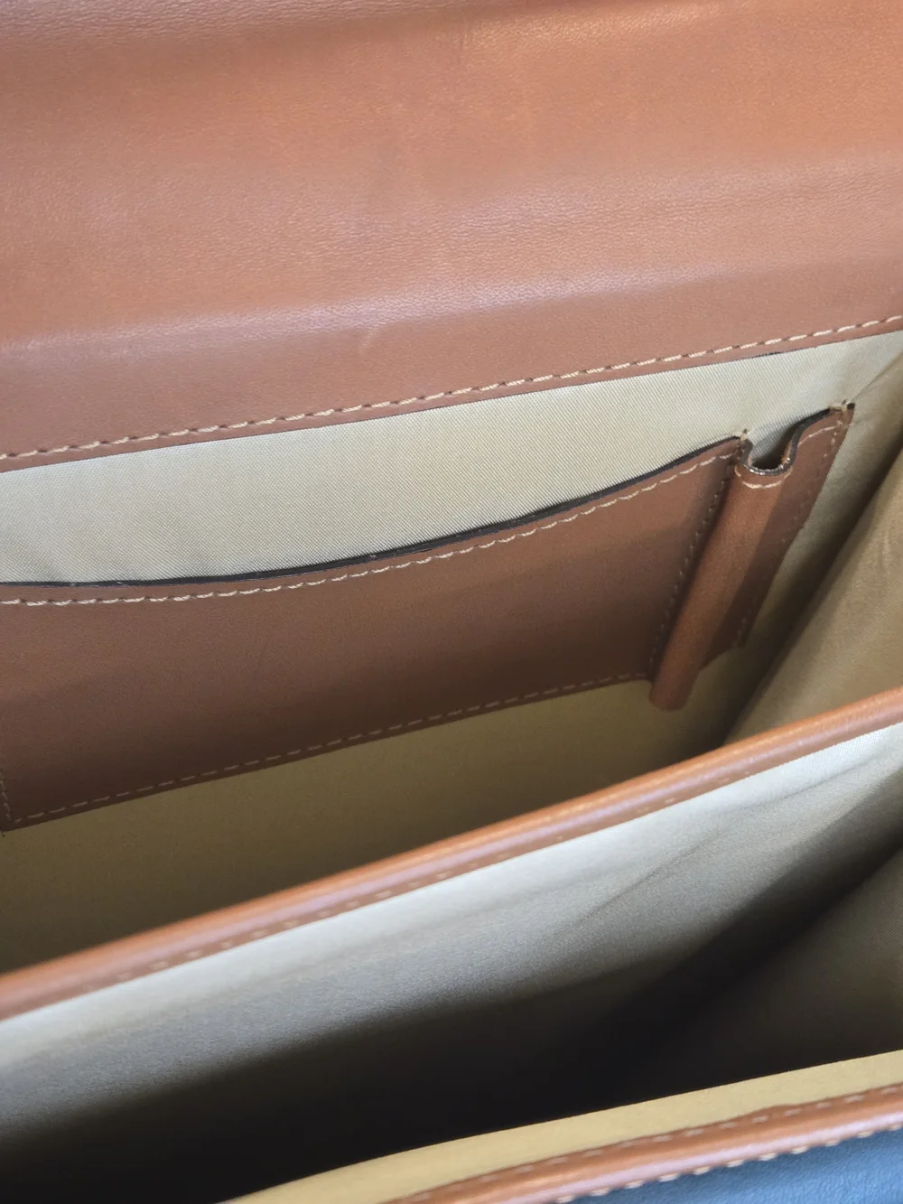 Mipelle Leather Briefcase 16.5